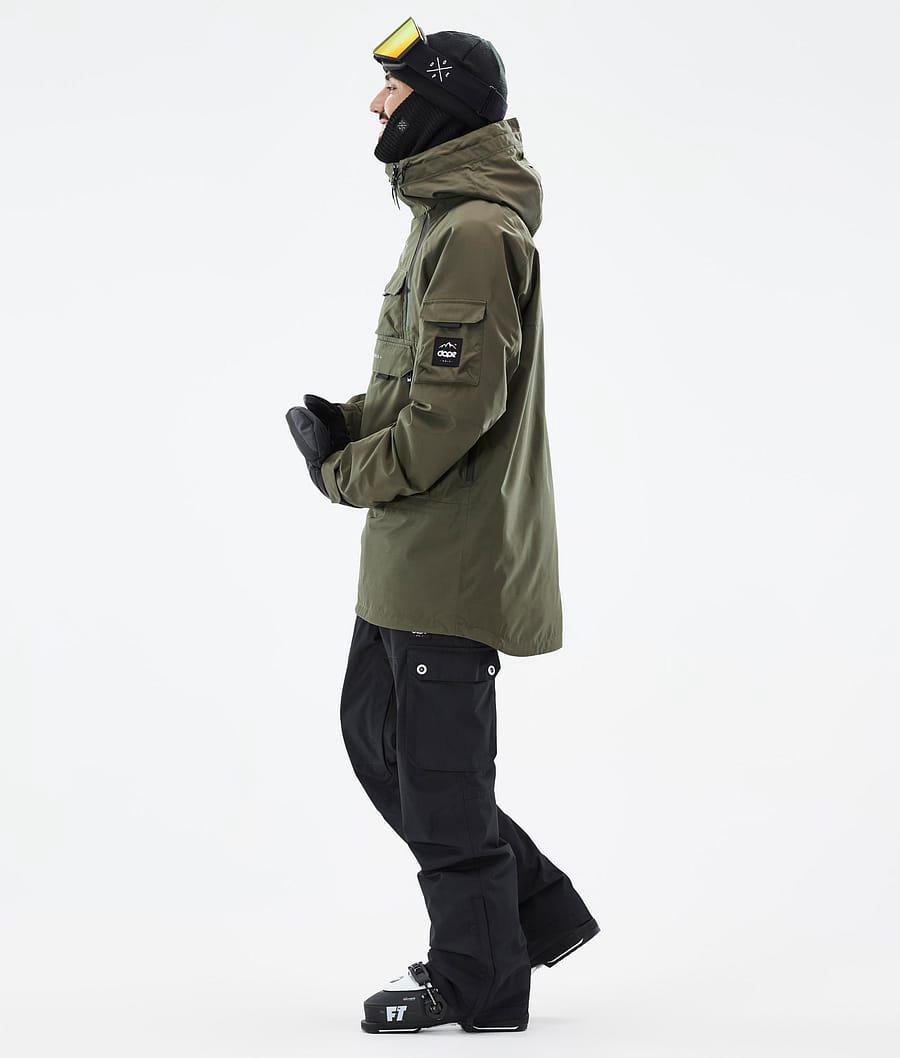 Men's Dope Akin Ski Jacket Olive Green  USA |  UNZJX-2160