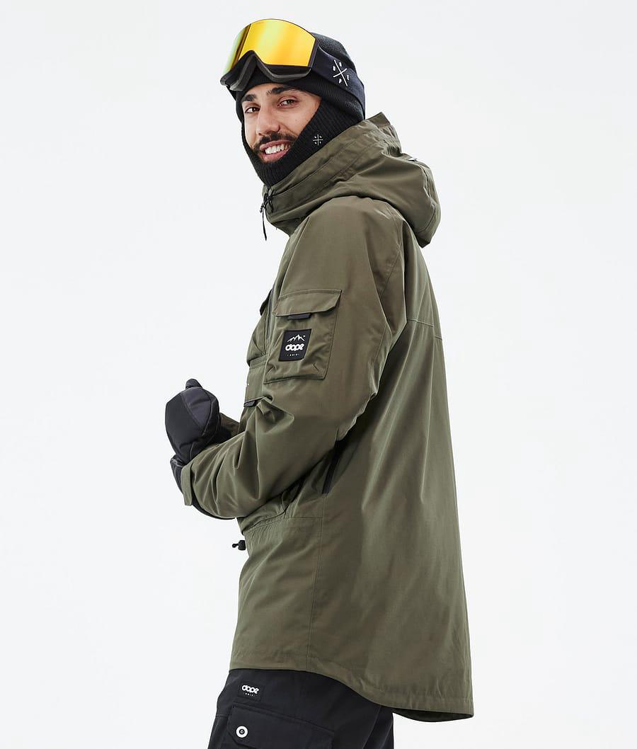 Men's Dope Akin Ski Jacket Olive Green  USA |  UNZJX-2160