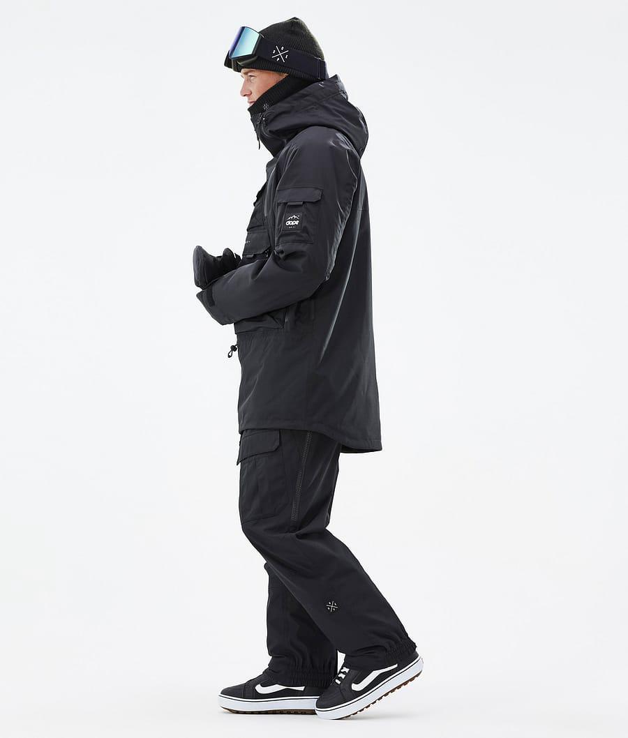 Men's Dope Akin Snowboard Jacket Black  USA |  PLFEM-8590