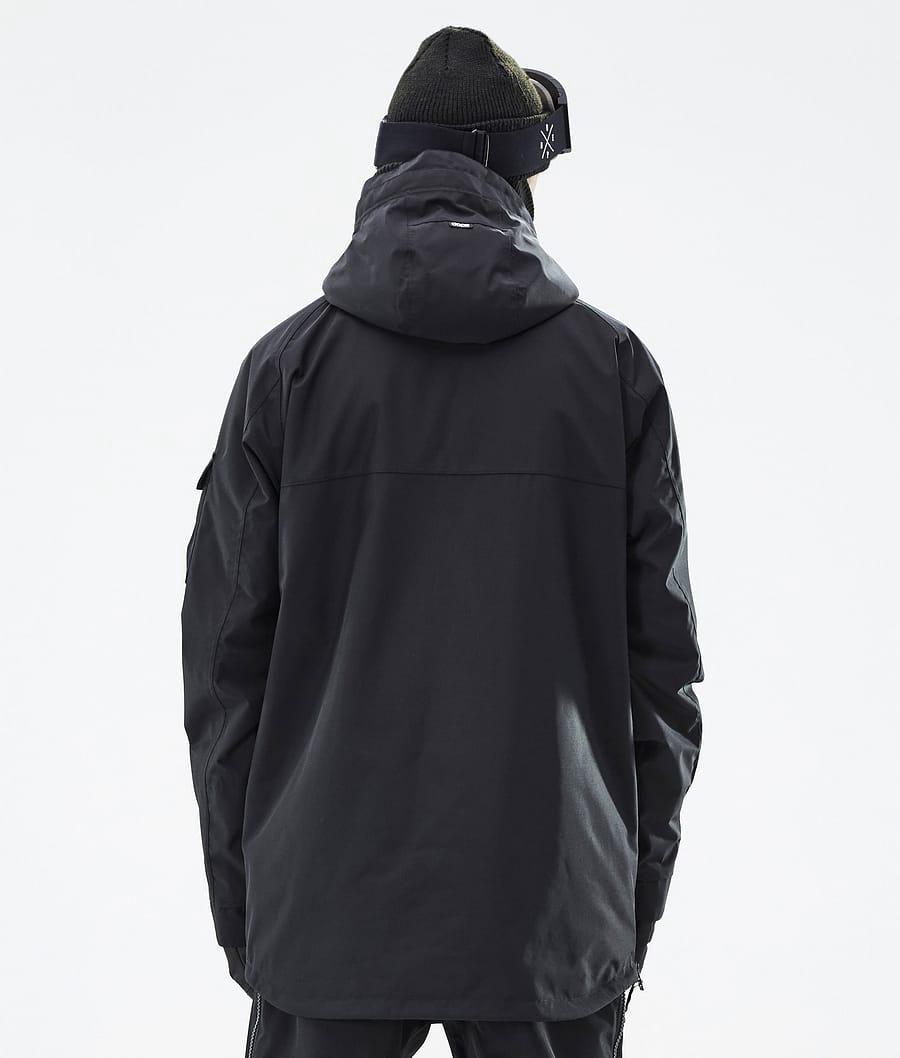 Men's Dope Akin Snowboard Jacket Black  USA |  PLFEM-8590