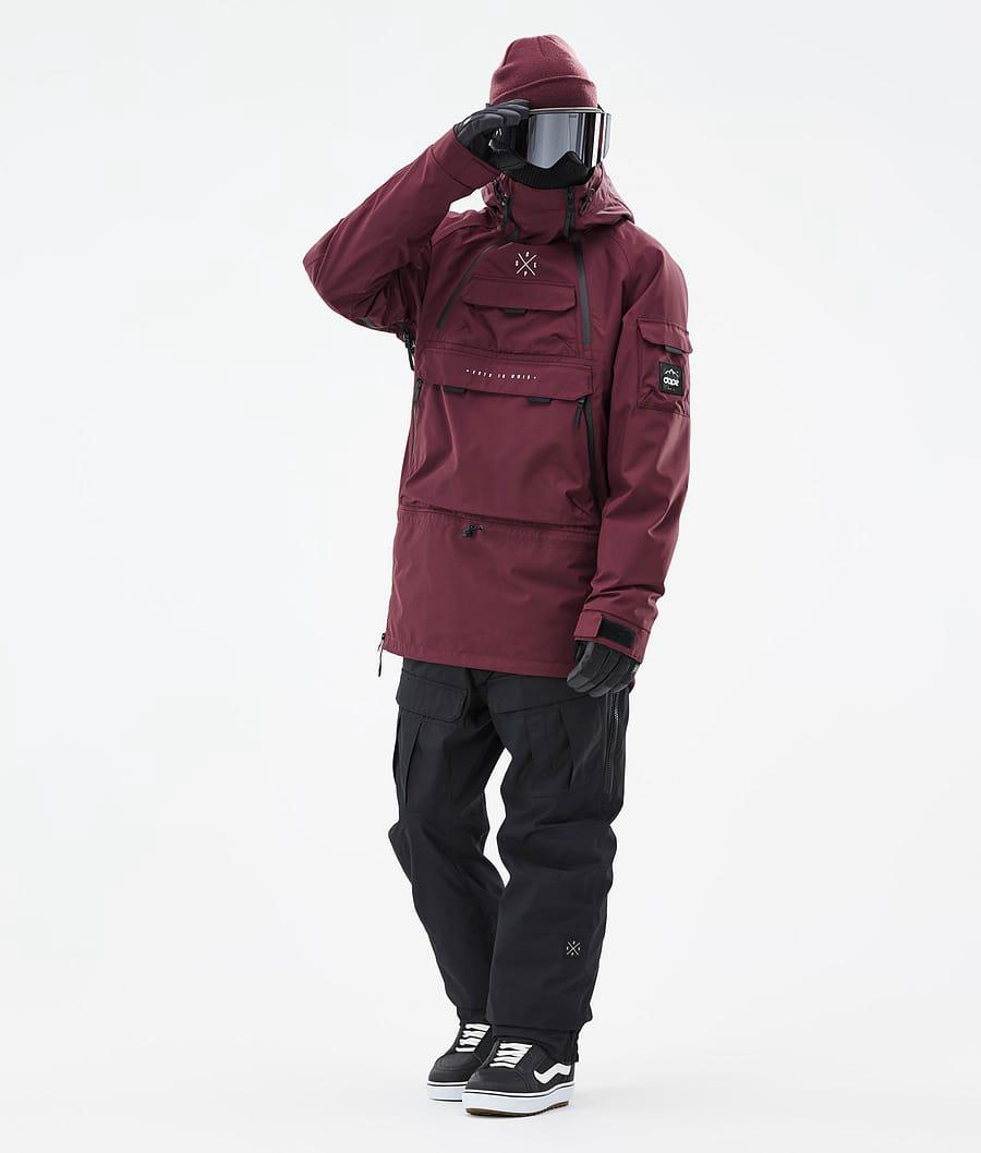 Men's Dope Akin Snowboard Jacket Burgundy  USA |  SOYKL-4620