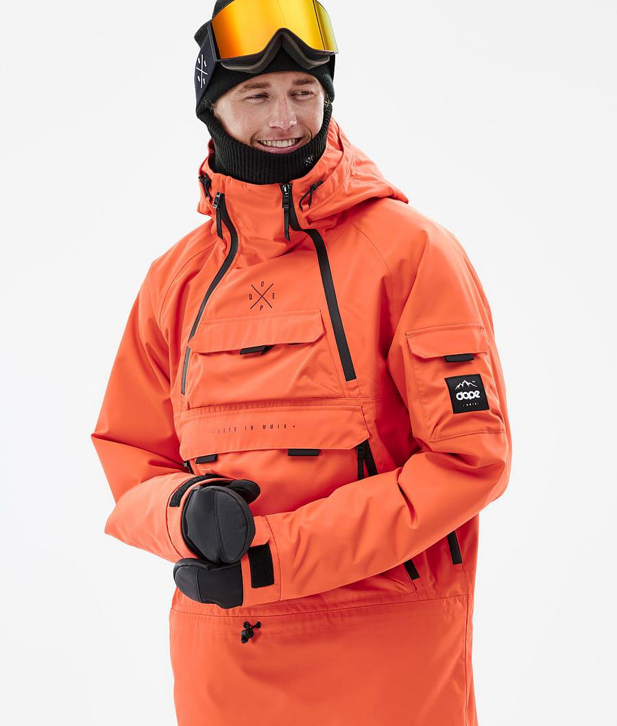 Men's Dope Akin Snowboard Jacket Orange  USA |  ITGBP-3012