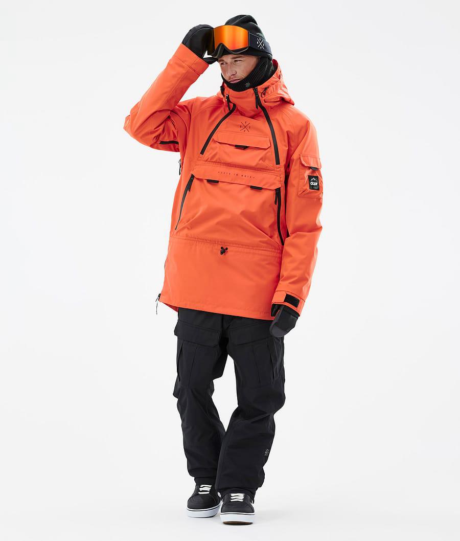 Men's Dope Akin Snowboard Jacket Orange  USA |  ITGBP-3012