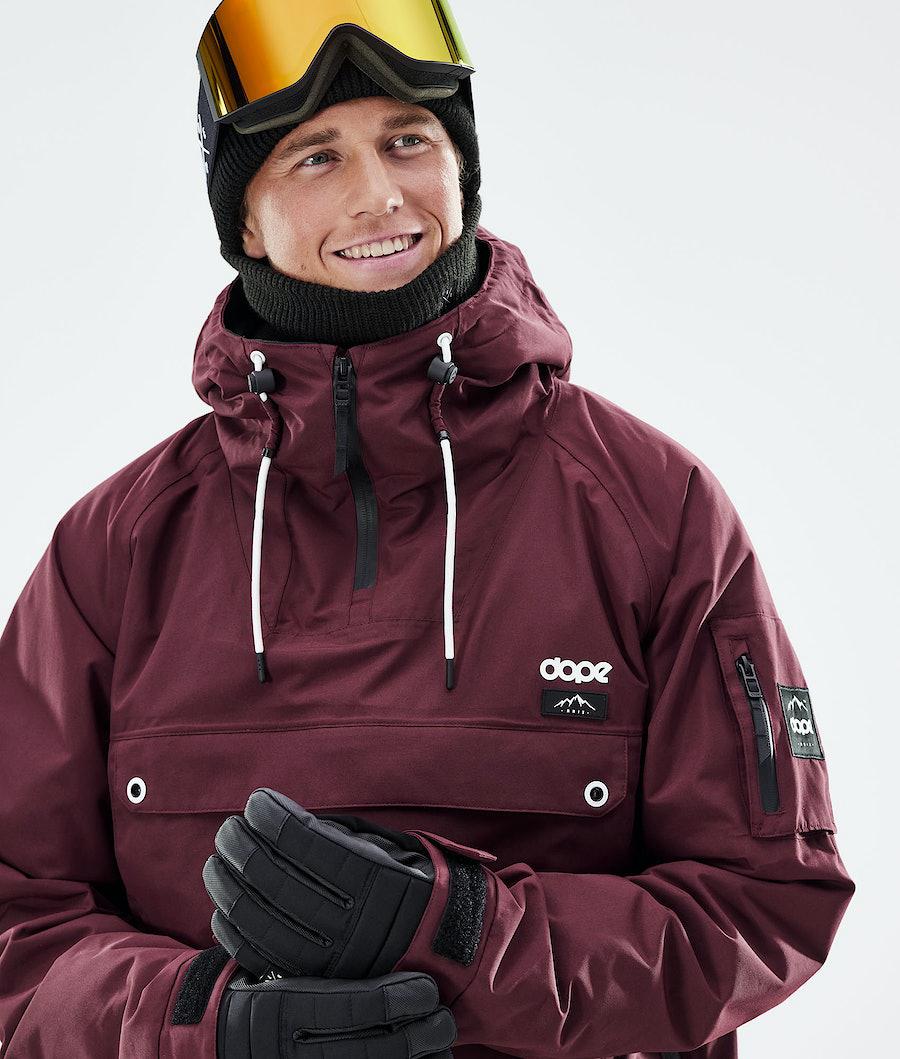 Men's Dope Annok 2021 Ski Jacket Burgundy  USA |  ORZBX-5801