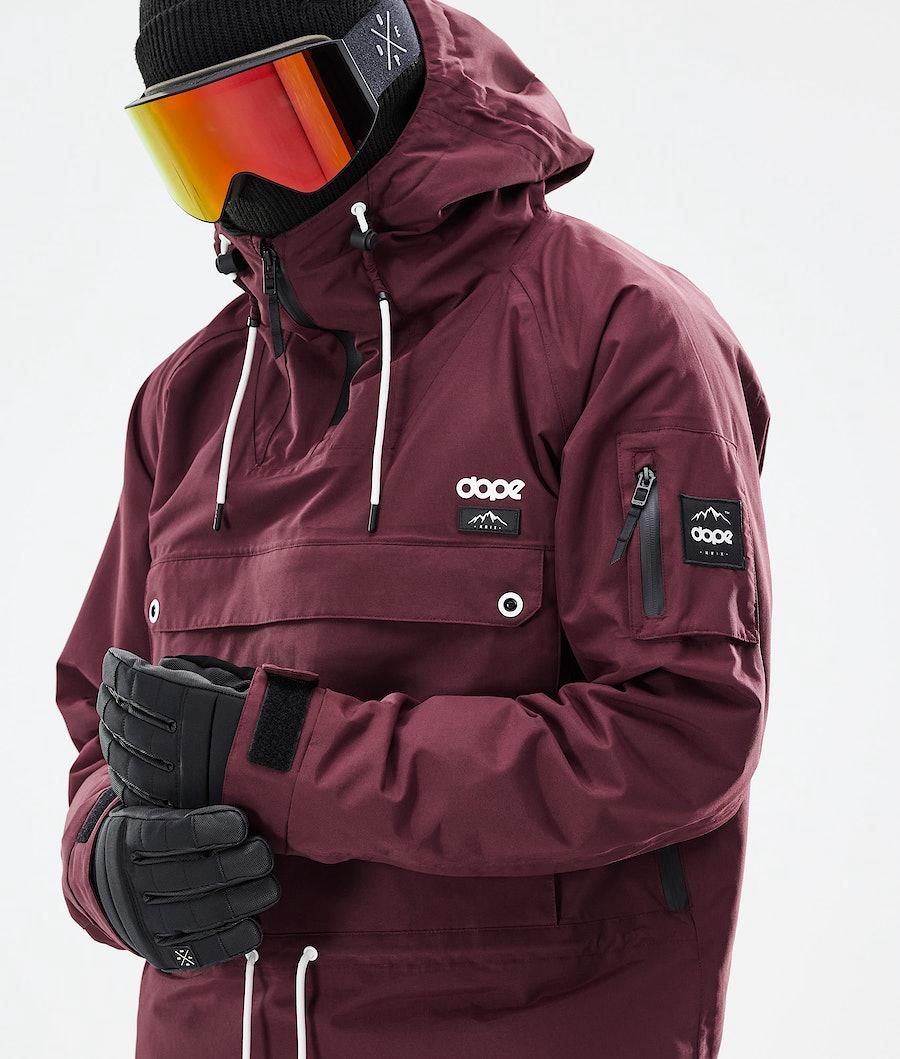 Men's Dope Annok 2021 Ski Jacket Burgundy  USA |  ORZBX-5801