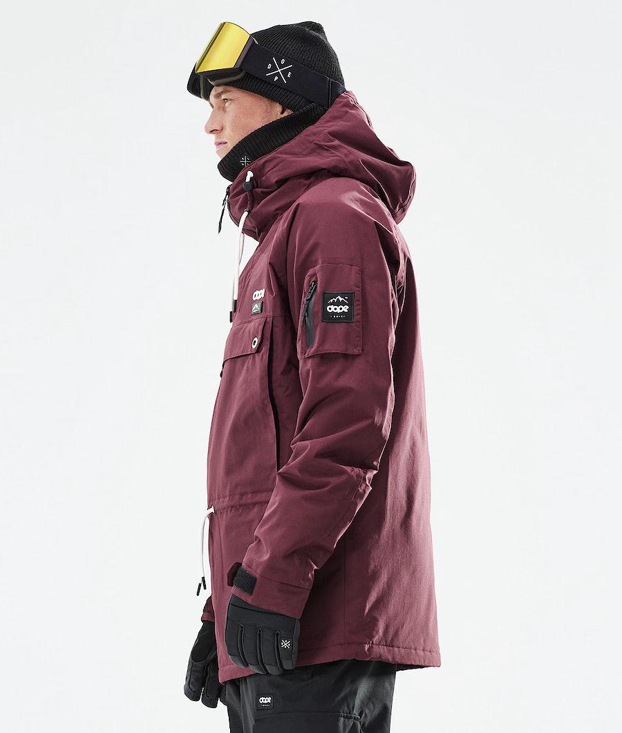 Men's Dope Annok 2021 Ski Jacket Burgundy  USA |  ORZBX-5801