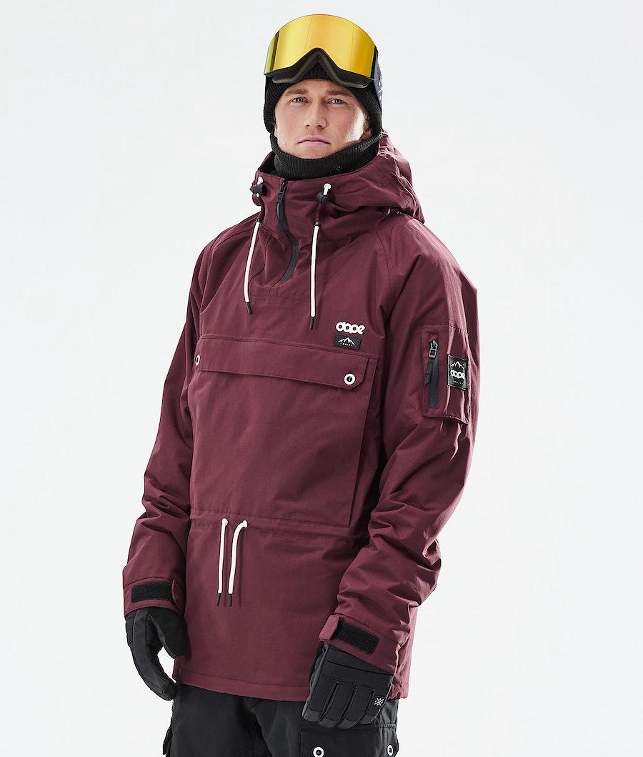 Men\'s Dope Annok 2021 Ski Jacket Burgundy  USA |  ORZBX-5801