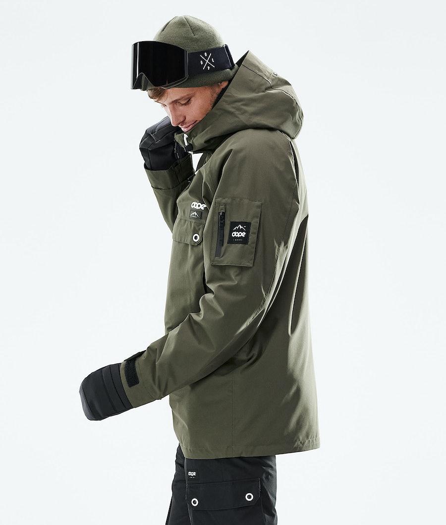 Men's Dope Annok 2021 Ski Jacket Olive Green  USA |  SWJUB-7468