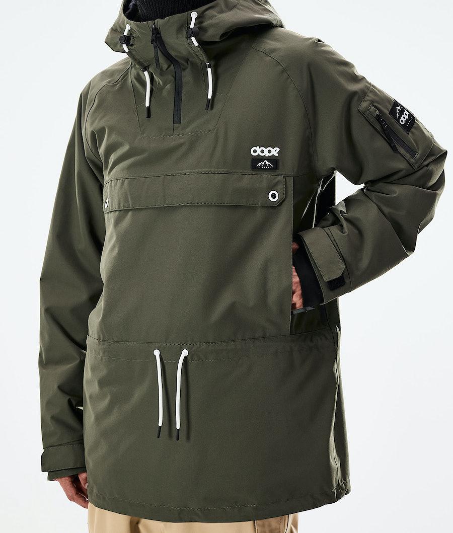 Men's Dope Annok 2021 Ski Jacket Olive Green  USA |  SWJUB-7468