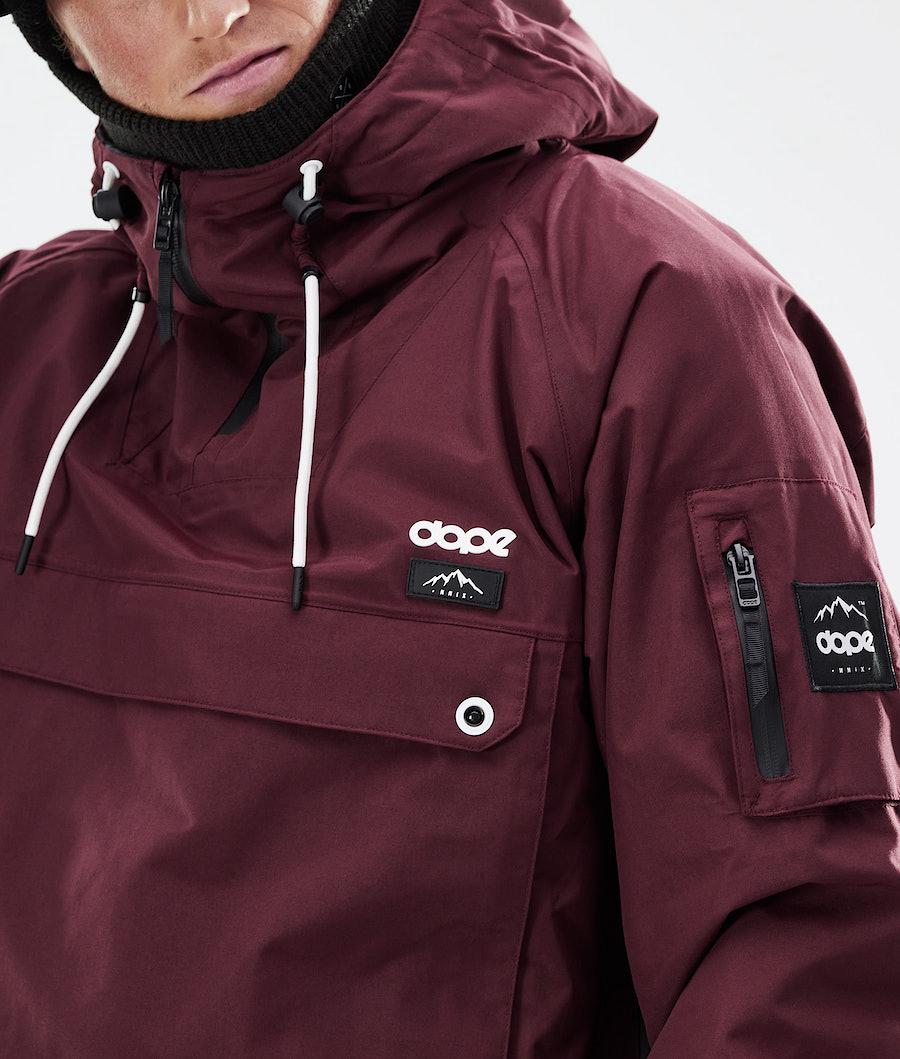 Men's Dope Annok 2021 Snowboard Jacket Burgundy  USA |  QDTGY-8639