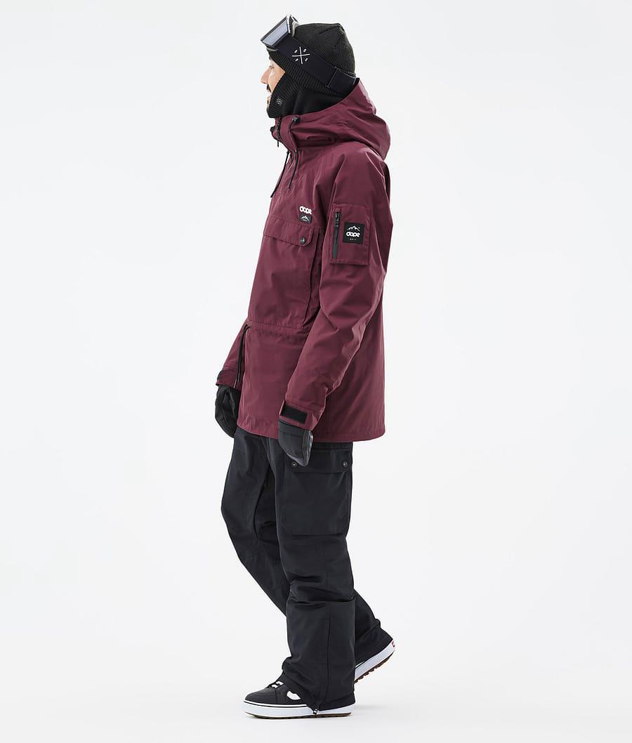 Men's Dope Annok Snowboard Jacket Don Burgundy  USA |  ZGMKE-3082