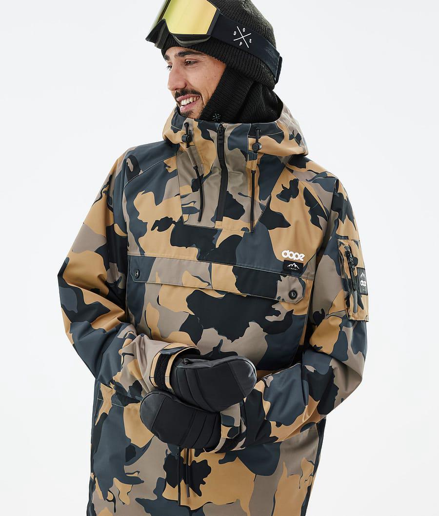 Men's Dope Annok Snowboard Jacket Walnut Camo  USA |  ZWMAJ-7601