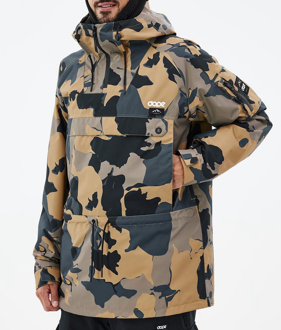 Men's Dope Annok Snowboard Jacket Walnut Camo  USA |  ZWMAJ-7601