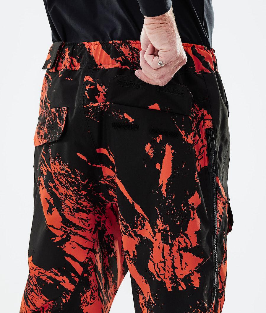 Men's Dope Antek 2021 Ski Pants Paint Orange  USA |  CZQXR-2145