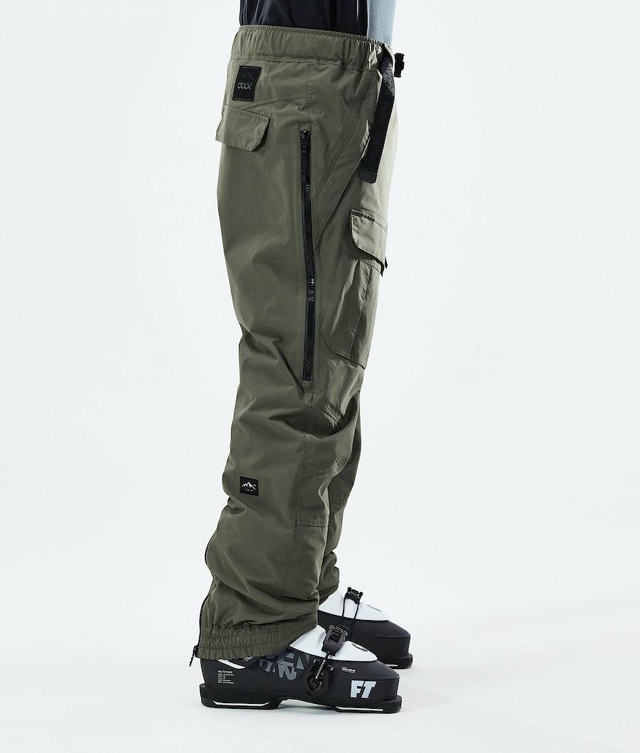 Men's Dope Antek Ski Pants Olive Green  USA |  DNROI-4087