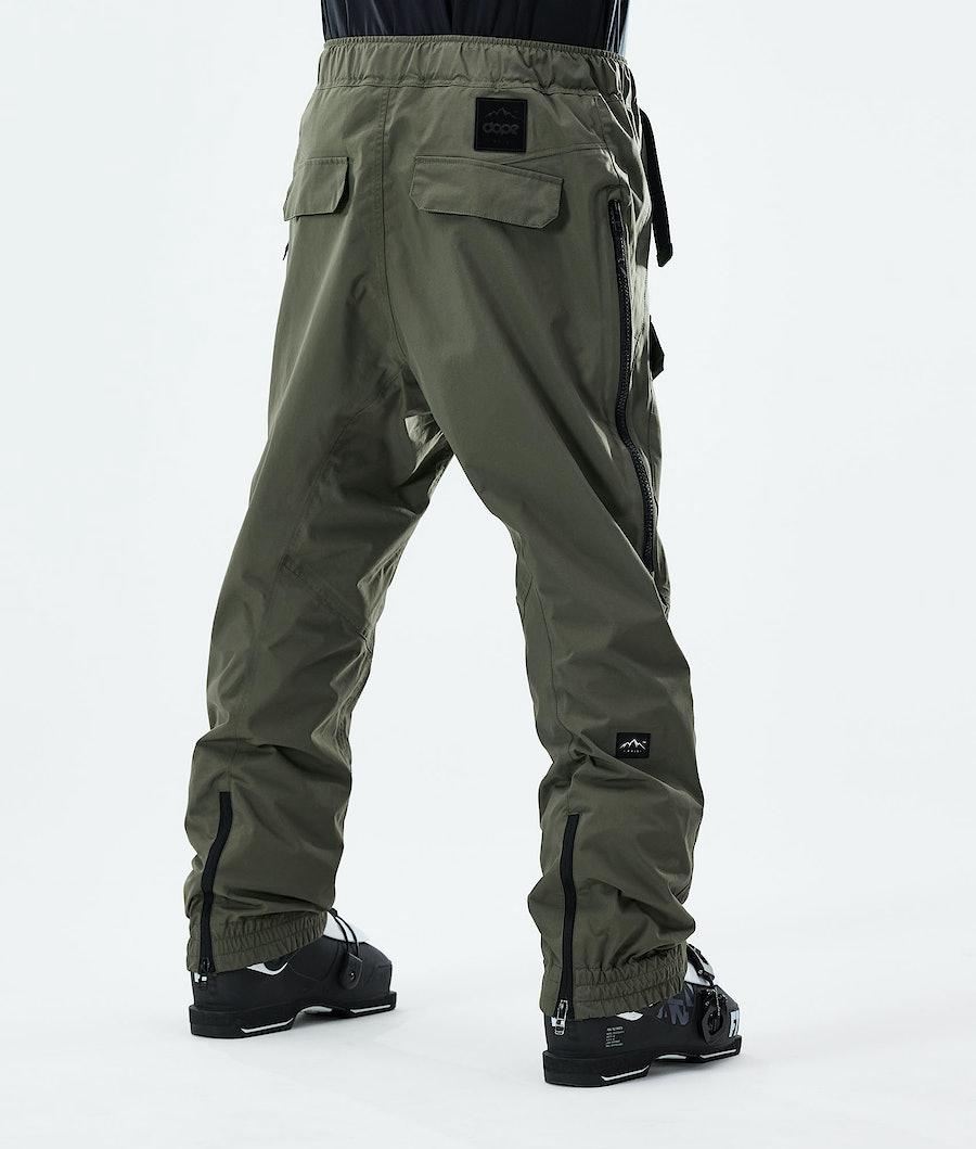 Men's Dope Antek Ski Pants Olive Green  USA |  DNROI-4087