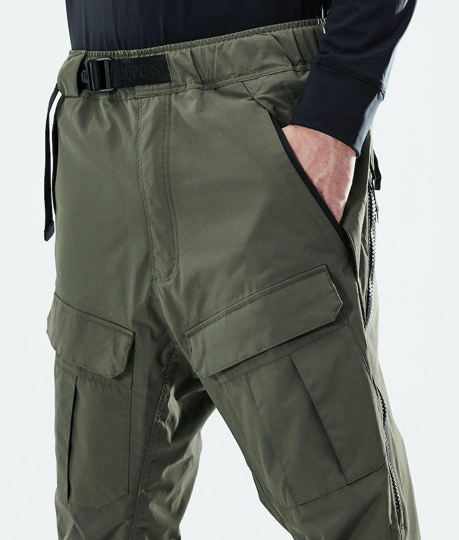 Men's Dope Antek Ski Pants Olive Green  USA |  DNROI-4087