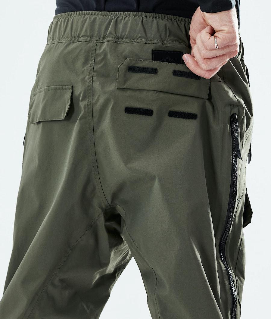 Men's Dope Antek Ski Pants Olive Green  USA |  DNROI-4087