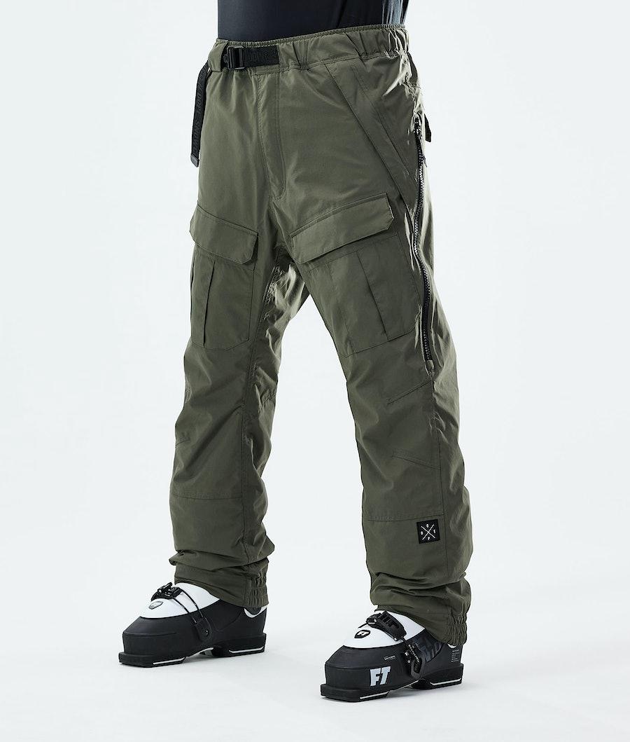 Men\'s Dope Antek Ski Pants Olive Green  USA |  DNROI-4087