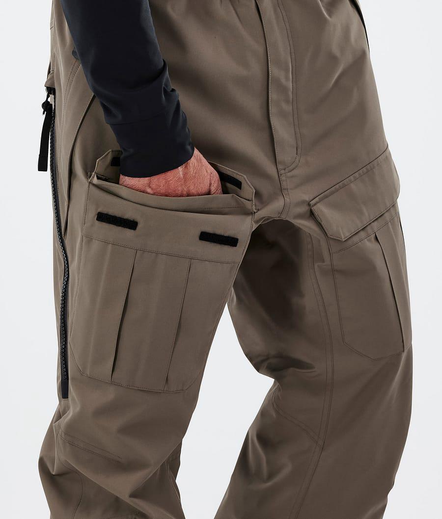 Men's Dope Antek Ski Pants Walnut Khaki  USA |  RNFWY-2615