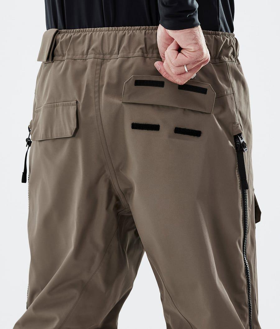 Men's Dope Antek Ski Pants Walnut Khaki  USA |  RNFWY-2615