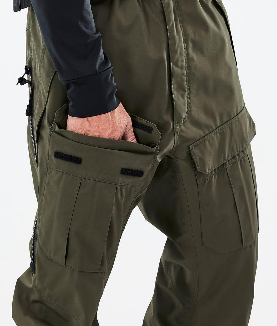 Men's Dope Antek Snowboard Pants Olive Green  USA |  TPRNC-4596