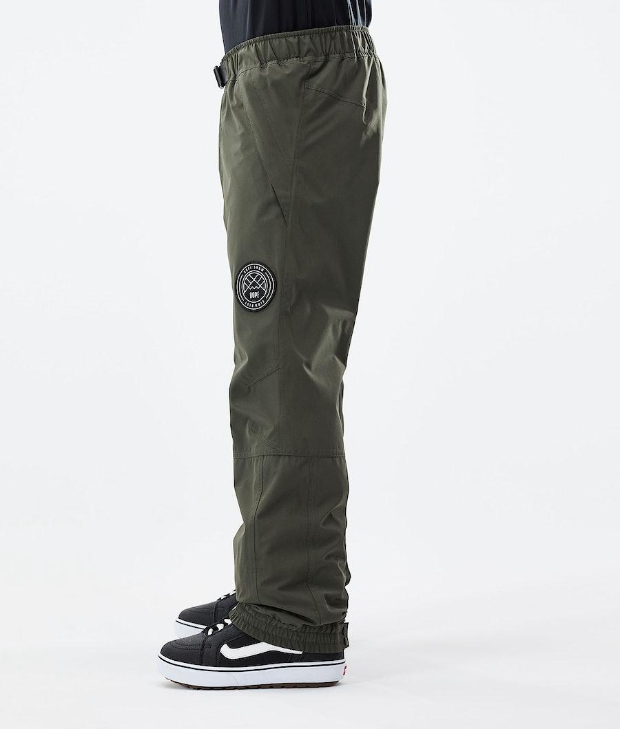 Men's Dope Blizzard 2021 Snowboard Pants Olive Green  USA |  HITRE-6307