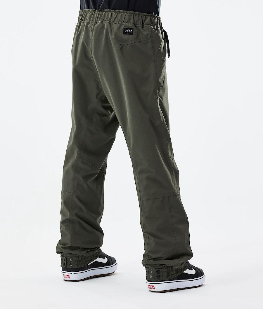 Men's Dope Blizzard 2021 Snowboard Pants Olive Green  USA |  HITRE-6307