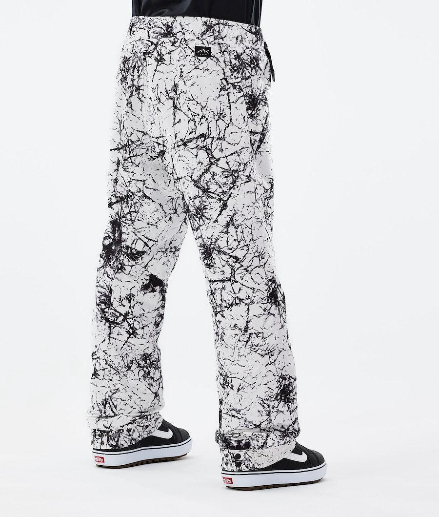 Men's Dope Blizzard 2021 Snowboard Pants Rock White/Black  USA |  TQIZK-5846