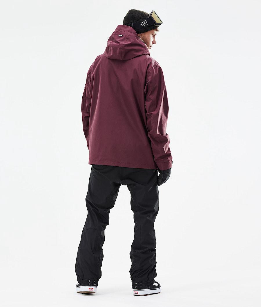 Men's Dope Blizzard Full Zip 2021 Snowboard Jacket Burgundy  USA |  XYOLM-1835