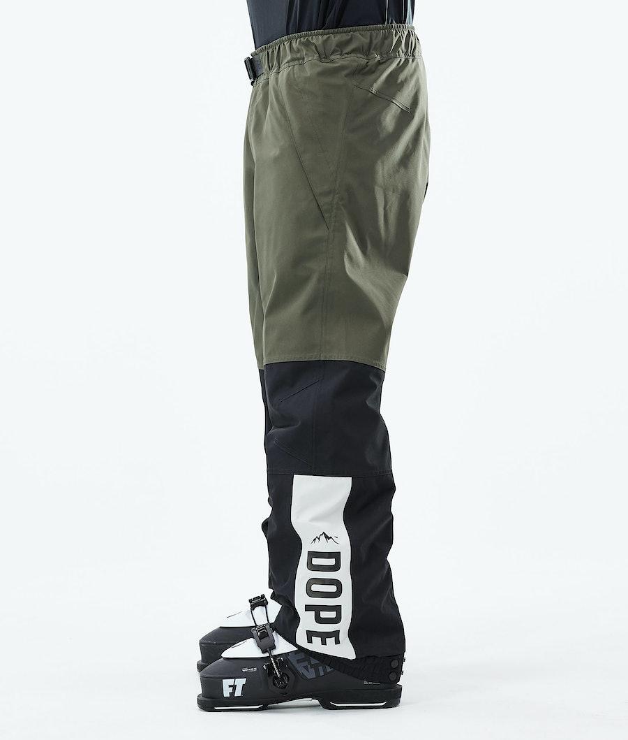 Men's Dope Blizzard LE Limited Edition Ski Pants Multicolor Olive Green  USA |  MGXDN-0357