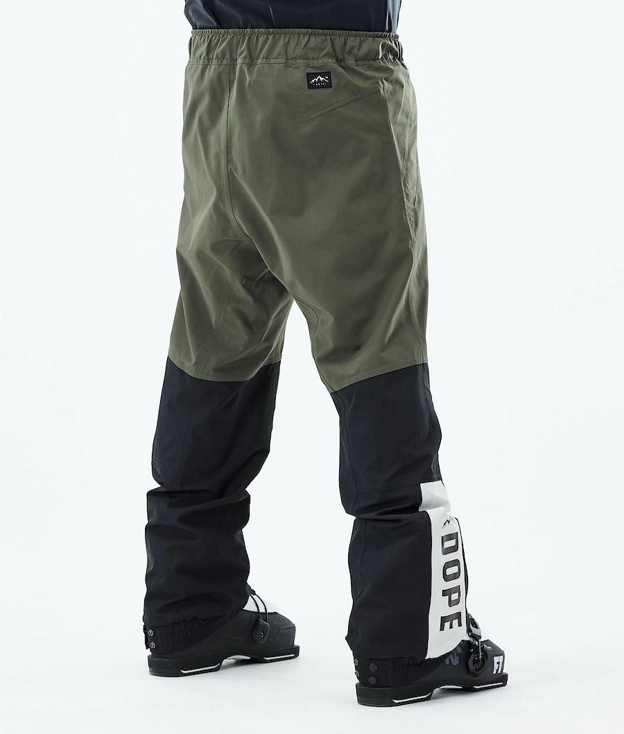 Men's Dope Blizzard LE Limited Edition Ski Pants Multicolor Olive Green  USA |  MGXDN-0357