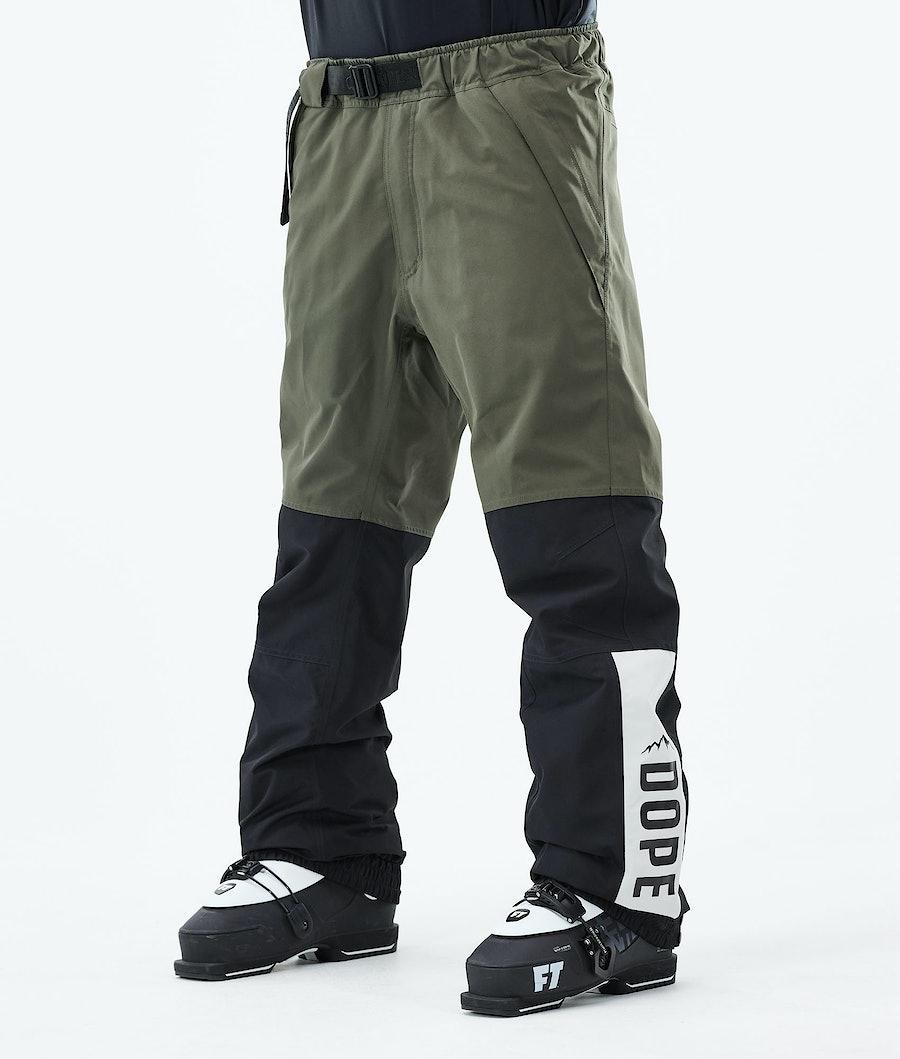 Men\'s Dope Blizzard LE Limited Edition Ski Pants Multicolor Olive Green  USA |  MGXDN-0357