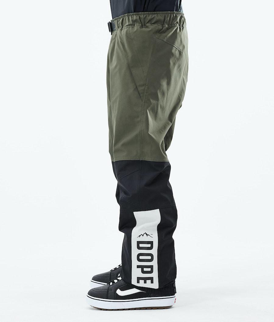 Men's Dope Blizzard LE Limited Edition Snowboard Pants Multicolor Olive Green  USA |  MJQUW-7542