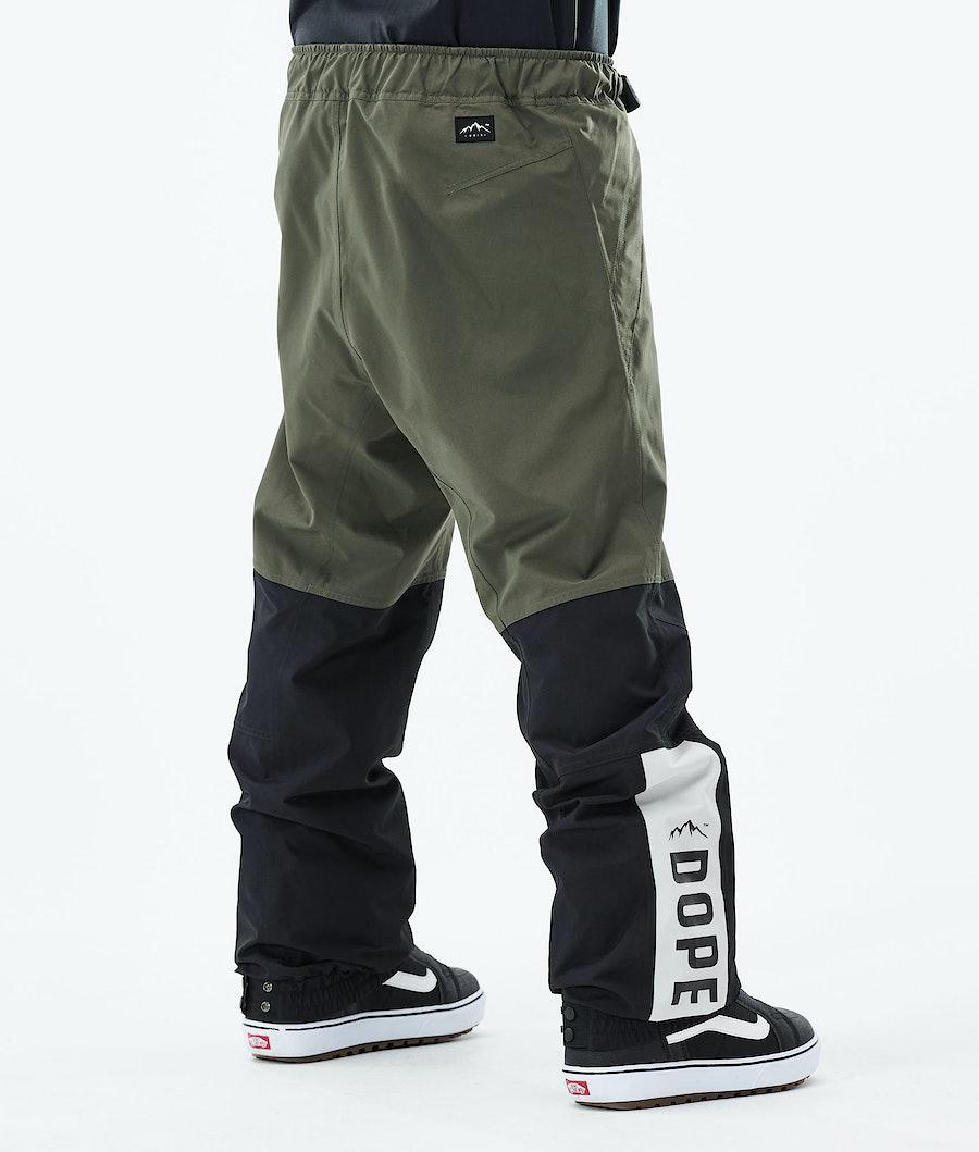 Men's Dope Blizzard LE Limited Edition Snowboard Pants Multicolor Olive Green  USA |  MJQUW-7542