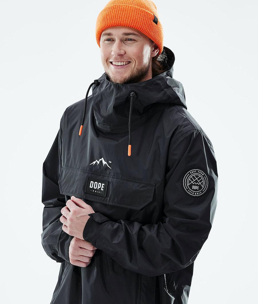 Men's Dope Blizzard Light Outdoor Jacket Black  USA |  AOKHG-1698