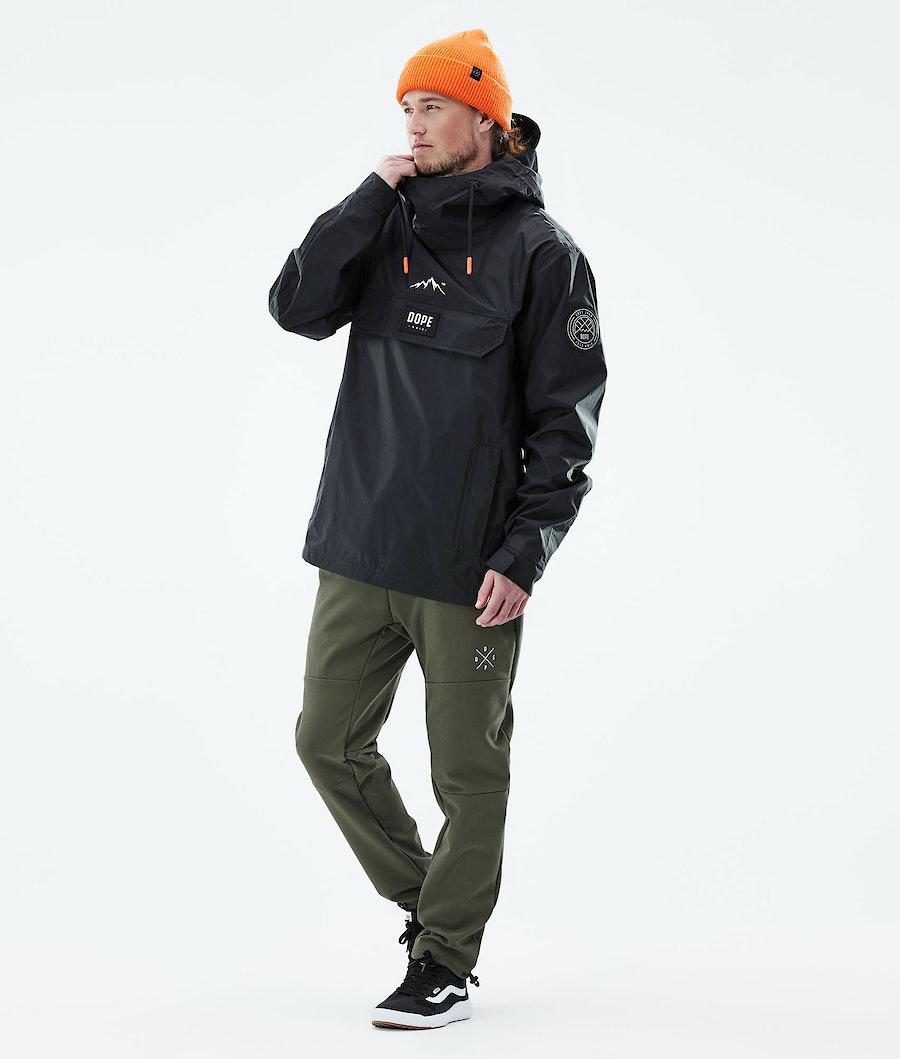 Men's Dope Blizzard Light Outdoor Jacket Black  USA |  AOKHG-1698