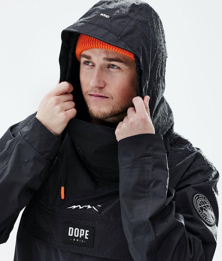 Men's Dope Blizzard Light Outdoor Jacket Black  USA |  AOKHG-1698