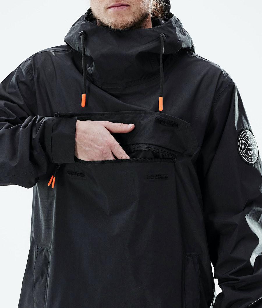 Men's Dope Blizzard Light Outdoor Jacket Black  USA |  AOKHG-1698