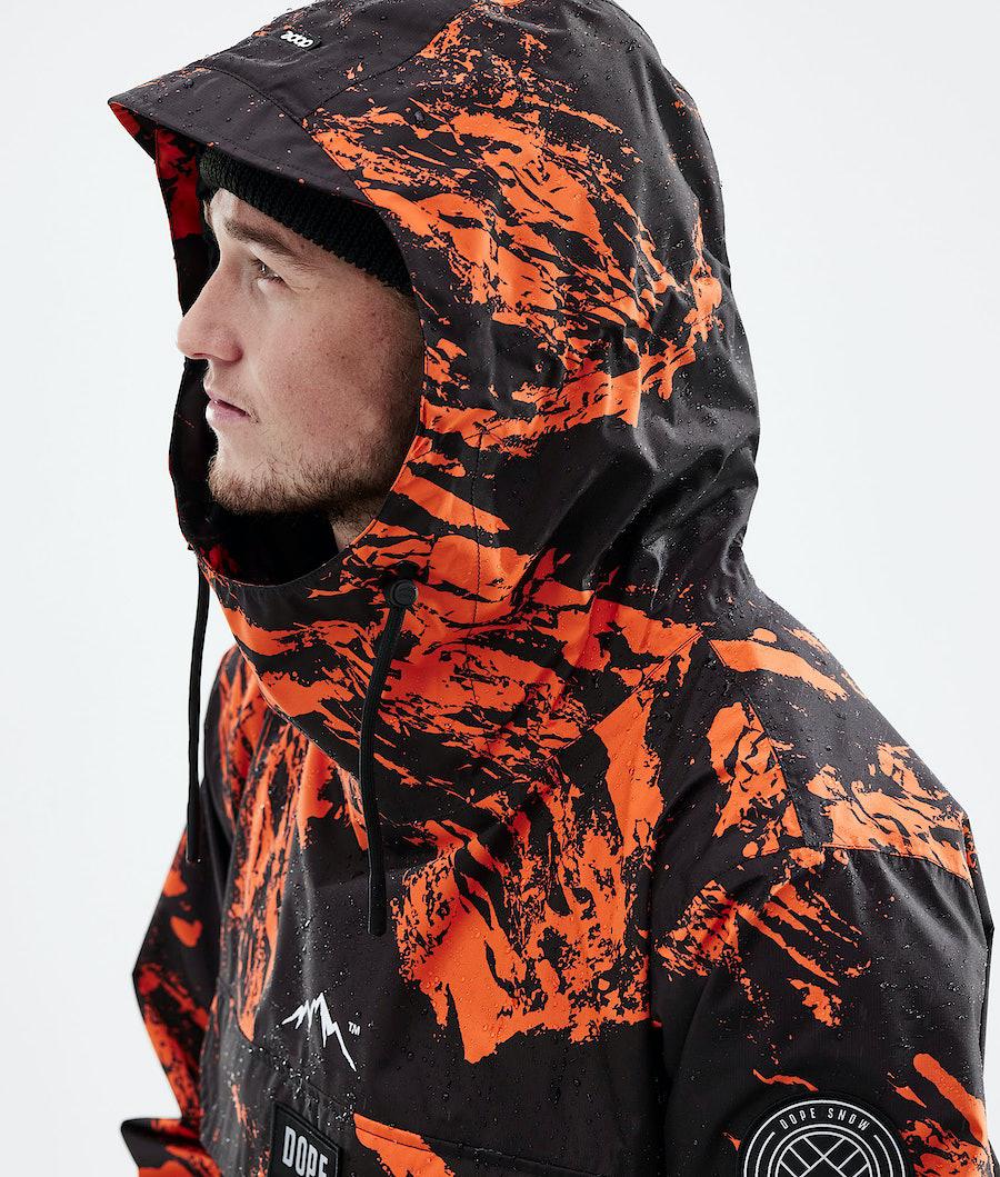 Men's Dope Blizzard Light Outdoor Jacket Paint Orange  USA |  RFDHN-3647