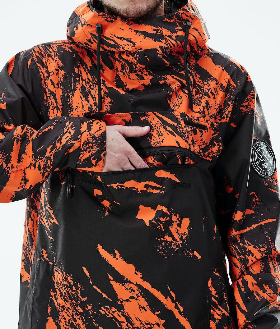 Men's Dope Blizzard Light Outdoor Jacket Paint Orange  USA |  RFDHN-3647