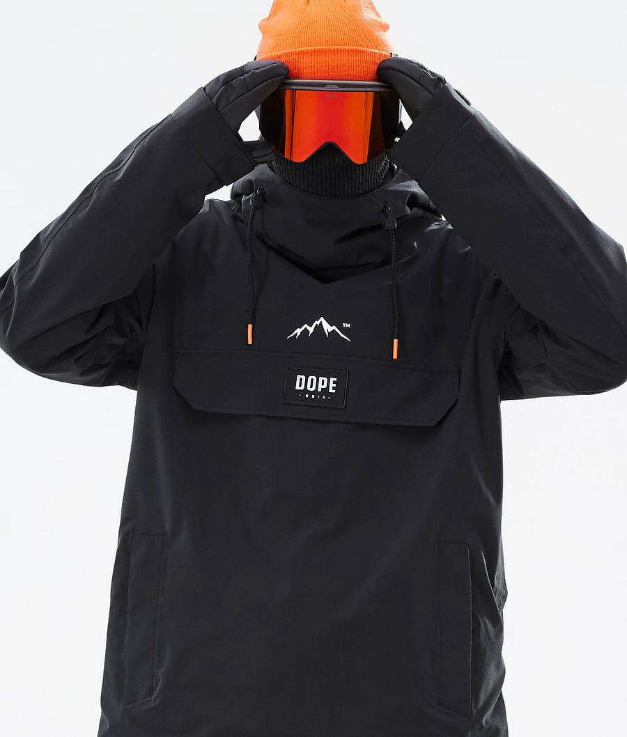 Men's Dope Blizzard Ski Jacket Black  USA |  EXMHY-7836