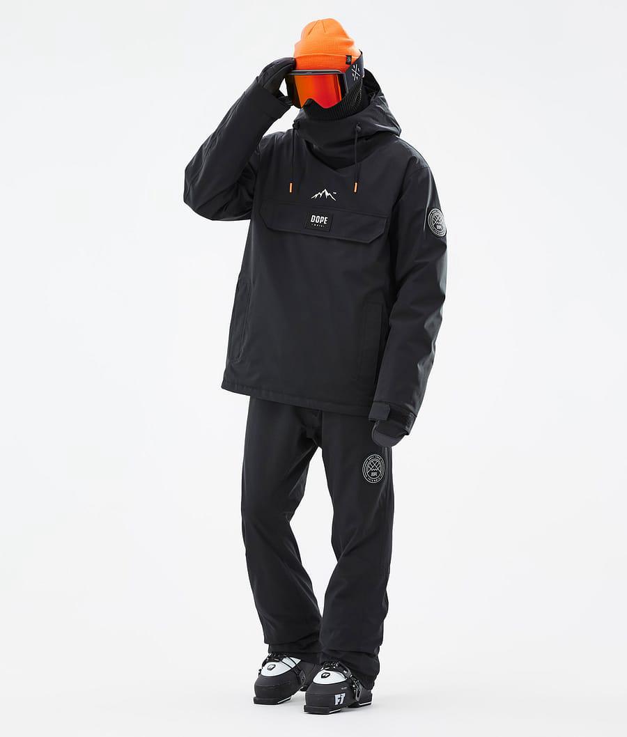 Men's Dope Blizzard Ski Jacket Black  USA |  EXMHY-7836