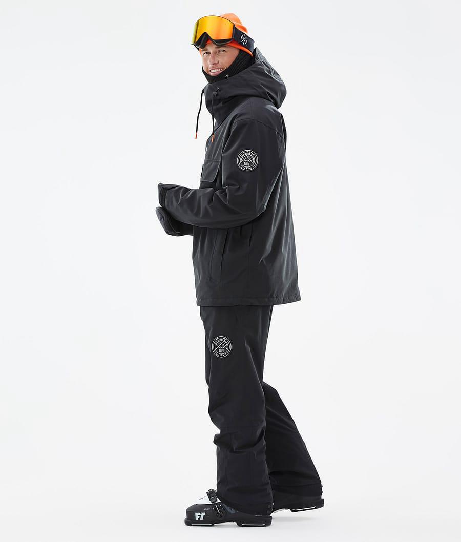 Men's Dope Blizzard Ski Jacket Black  USA |  EXMHY-7836