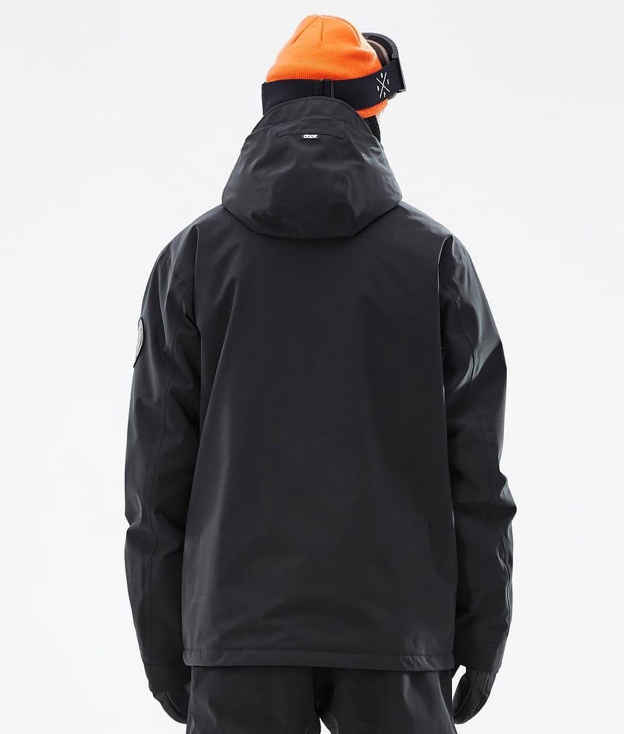 Men's Dope Blizzard Ski Jacket Black  USA |  EXMHY-7836