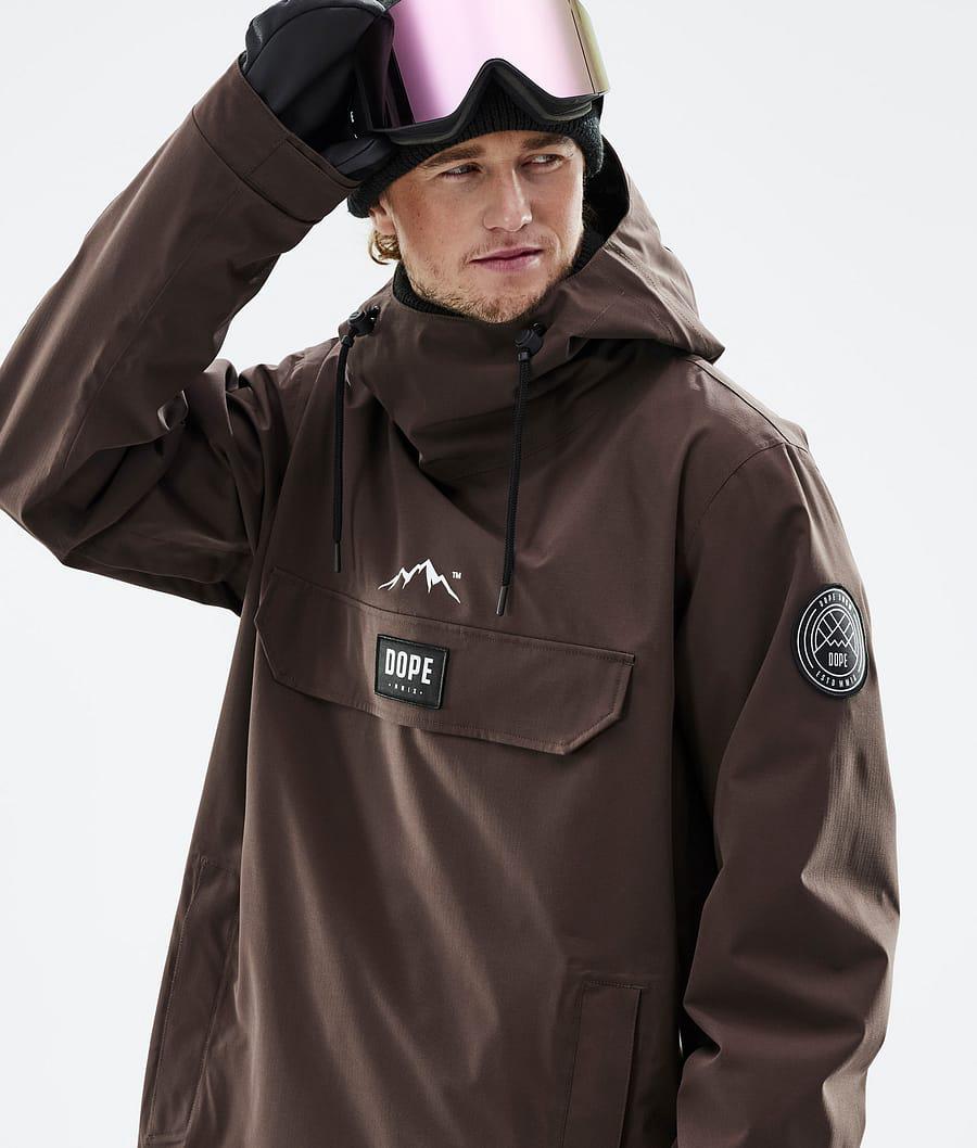 Men's Dope Blizzard Ski Jacket Brown  USA |  MULRJ-7015