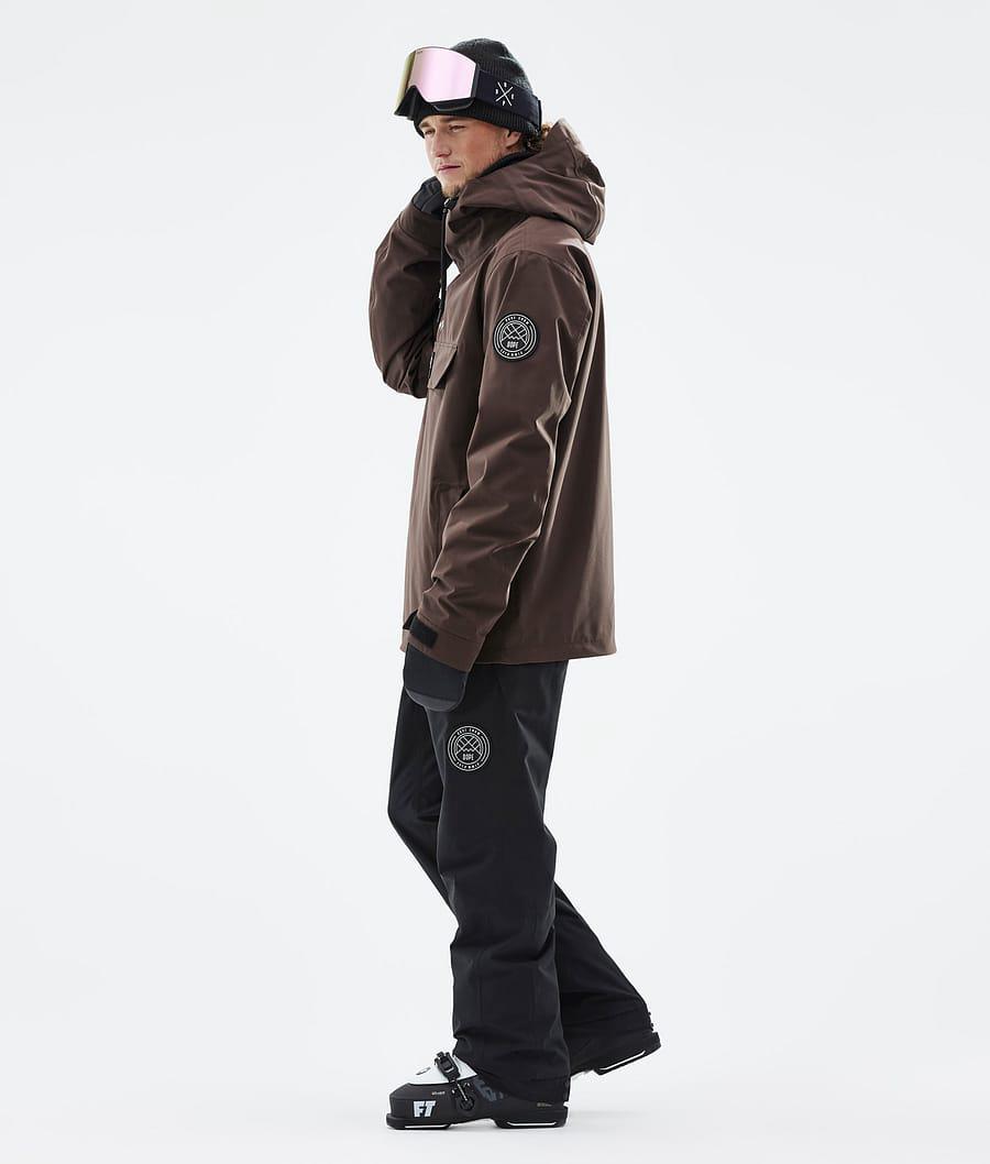 Men's Dope Blizzard Ski Jacket Brown  USA |  MULRJ-7015