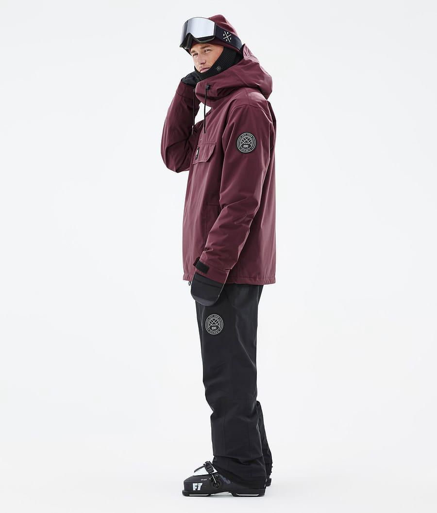 Men's Dope Blizzard Ski Jacket Burgundy  USA |  QRMXZ-4385