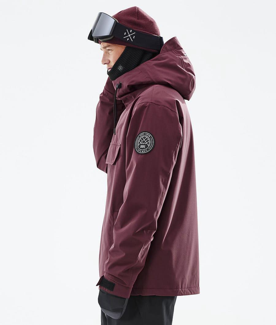 Men's Dope Blizzard Ski Jacket Burgundy  USA |  QRMXZ-4385