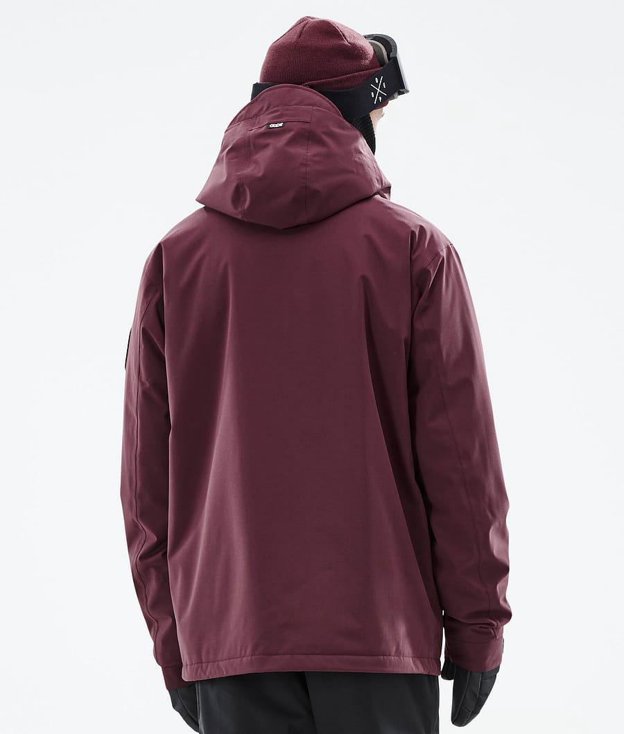 Men's Dope Blizzard Ski Jacket Burgundy  USA |  QRMXZ-4385